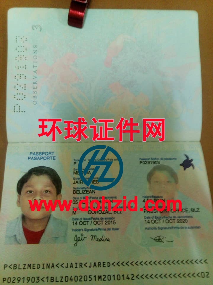 伯利兹护照