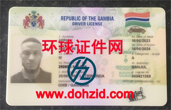 冈比亚驾驶证
