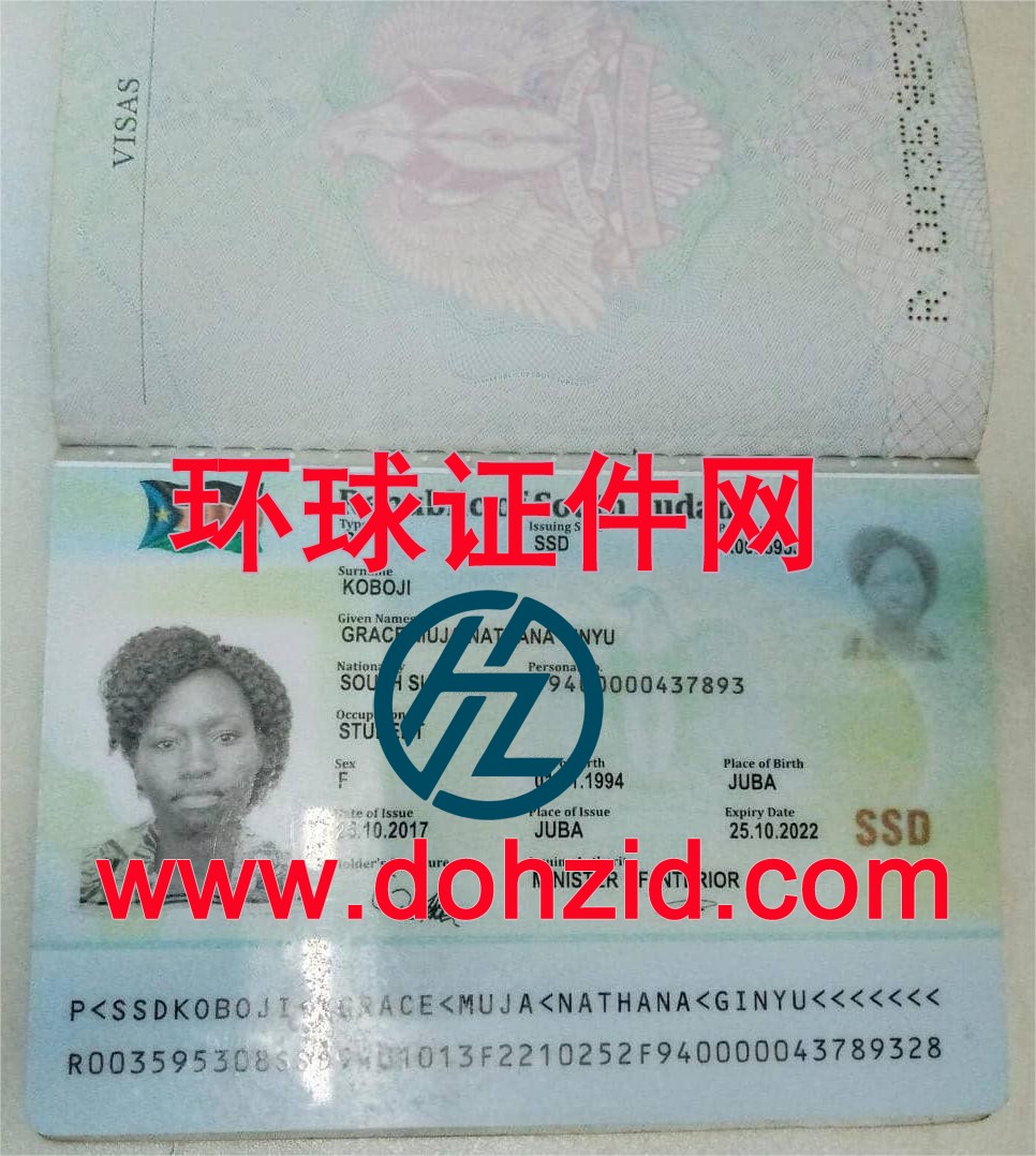 南苏丹护照