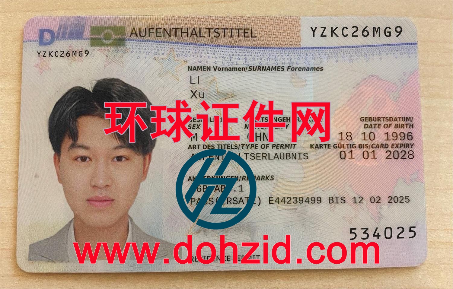 德国居留证(许可)