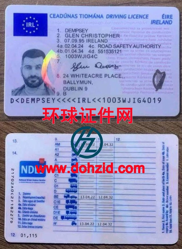 爱尔兰驾驶证