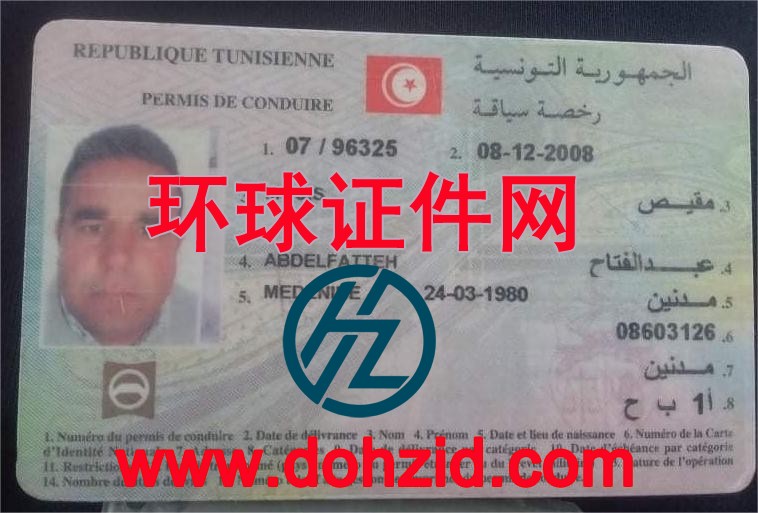 突尼斯驾驶证
