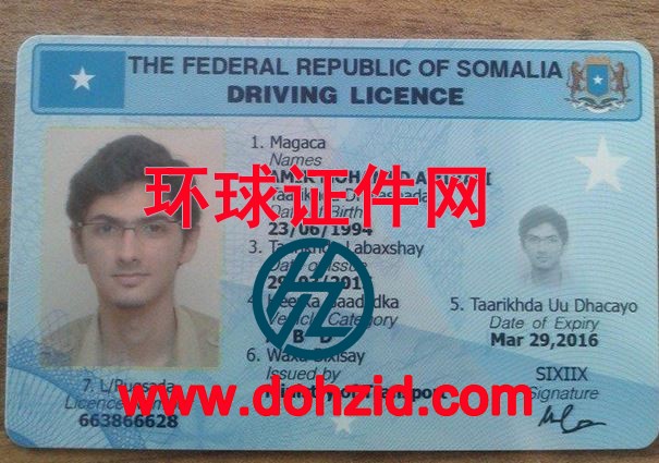 索马里驾驶证