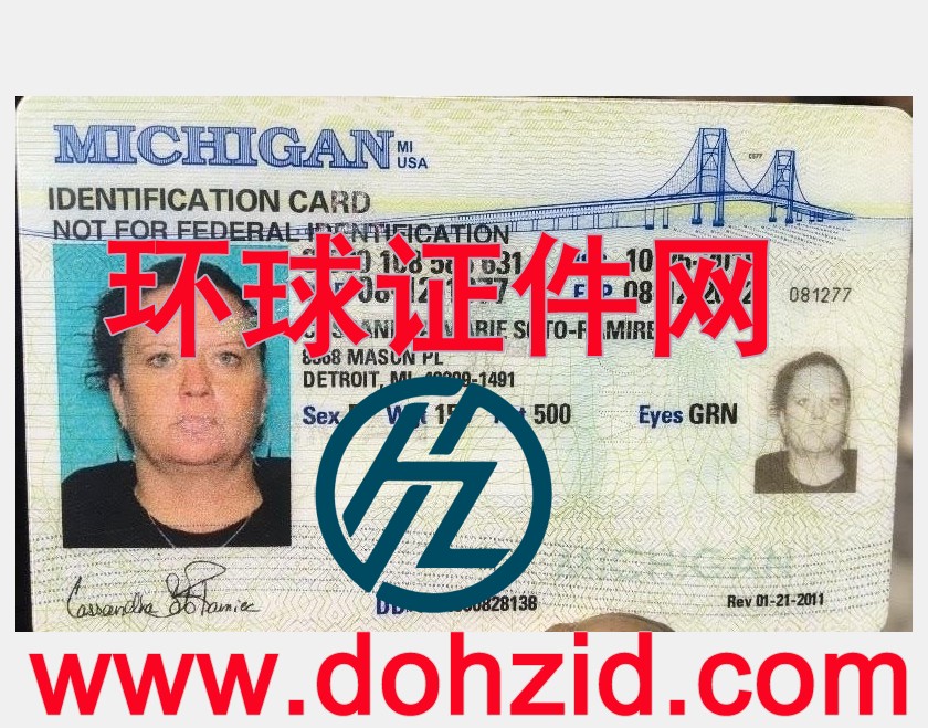 美国密歇根州身份证