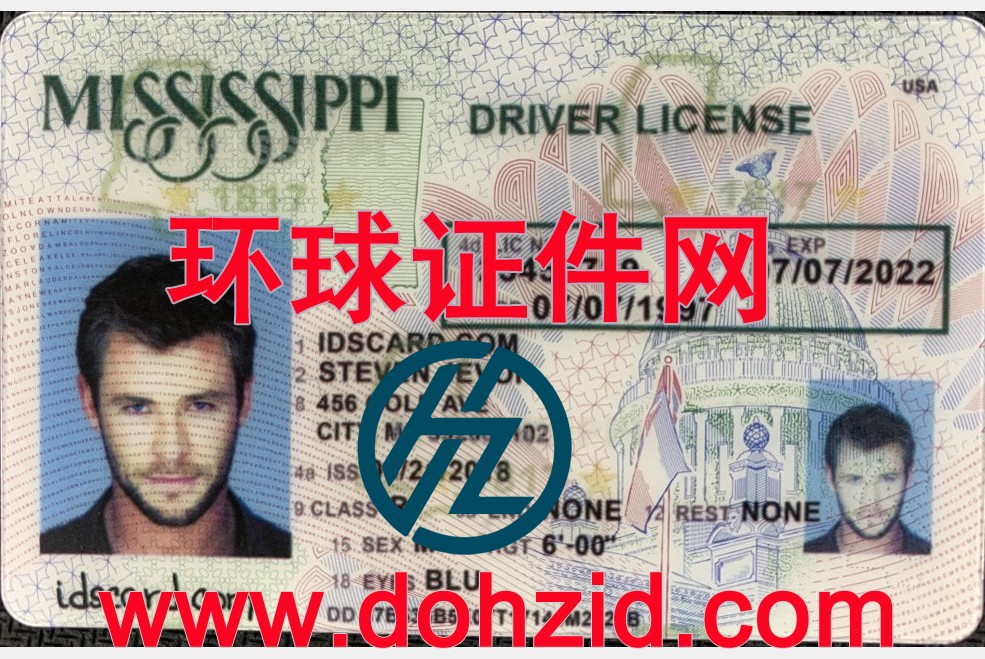 美国密西西比州驾驶证