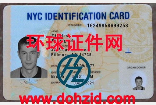 美国纽约市身份证