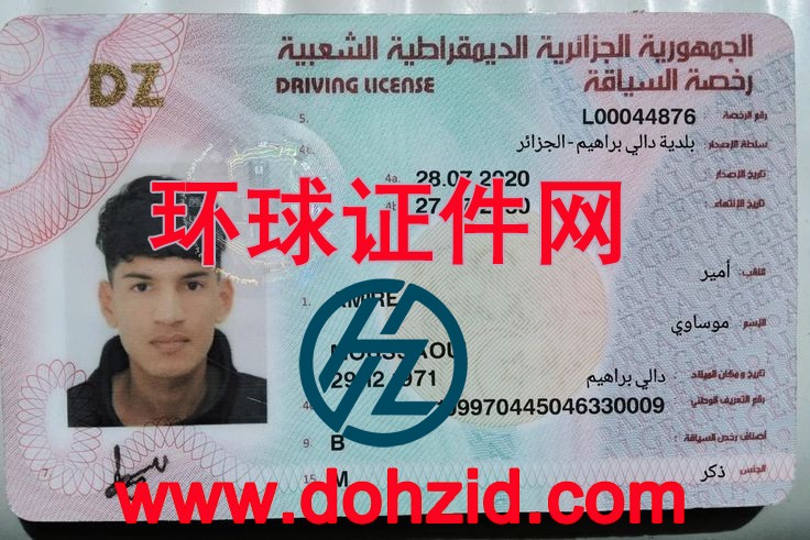 阿尔及利亚驾驶证